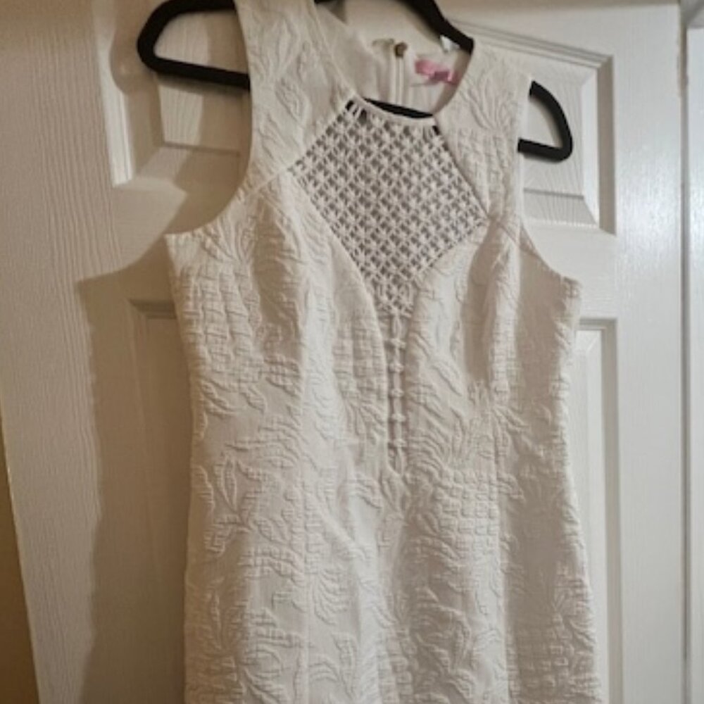 Lilly Pulitzer White Pineapple Mini Dress